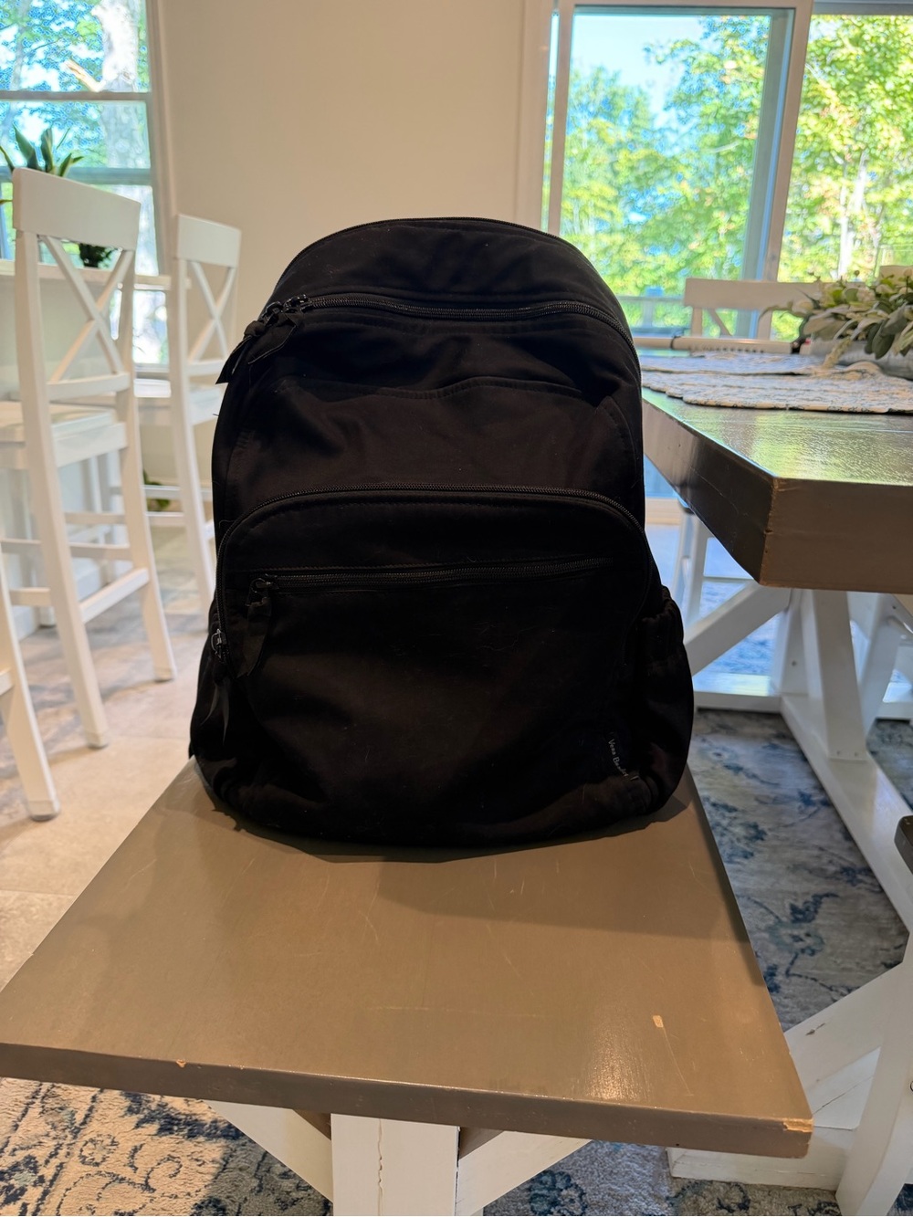 Vera Bradley Black Campus Backpack